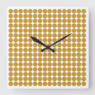Reloj Cuadrado Punto Safari de Sudan Brown