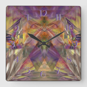 Reloj Cuadrado      PuntosReloj hacia atrás