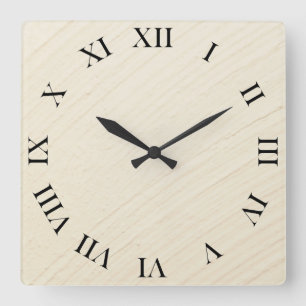 Reloj Cuadrado Putzhintergrund