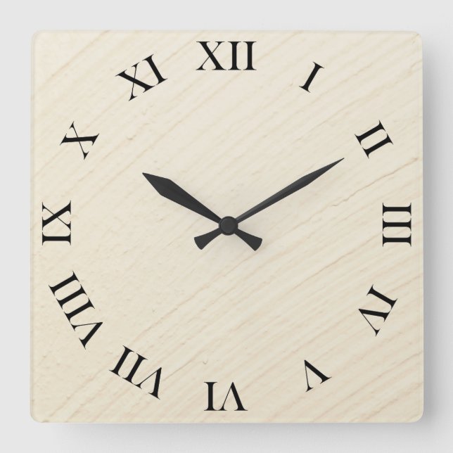 Reloj Cuadrado Putzhintergrund (Anverso)