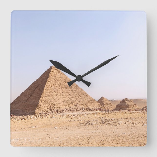 Reloj Cuadrado Pyramids of Egypt Coffee Mug (Anverso)