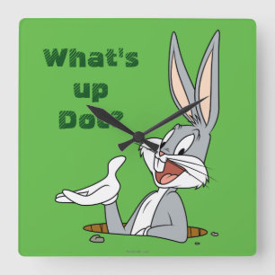 Reloj Cuadrado ¿QUÉ PASA DOC?™ BUGS BUNNY™ Rabbit Hole