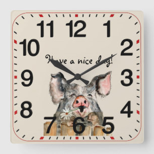 Reloj Cuadrado Que tengas un buen día