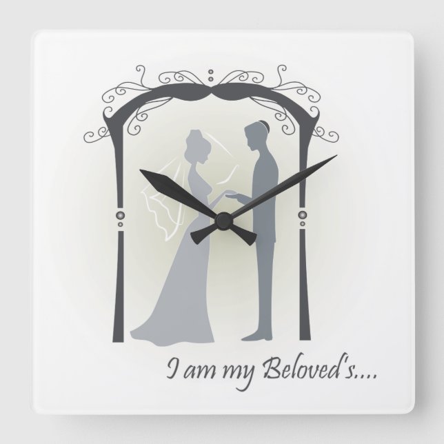 Reloj Cuadrado Querido (Anverso)