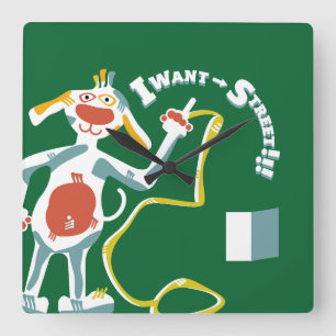 RELOJ CUADRADO QUIERO CALLE I WANT A STREEET !!! BY MASANSER