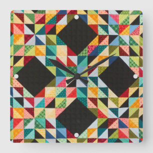 Reloj Cuadrado Quilter Pattern Americana Craft Lover Sewer