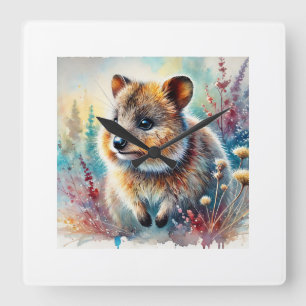 Reloj Cuadrado Quokka in a Vibrant Dreamscape 210824AREF143 - Wat