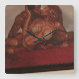 Reloj Cuadrado Racquel Evans Wall Clock