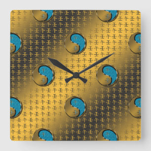Reloj Cuadrado Rata de Agua