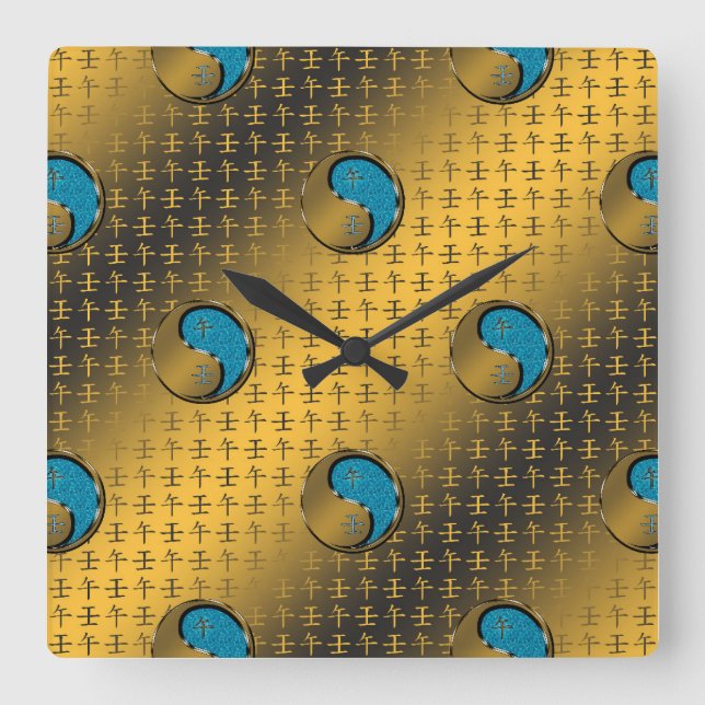 Reloj Cuadrado Rata de Agua (Anverso)
