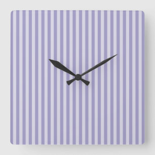 Reloj Cuadrado Rayas Moradas