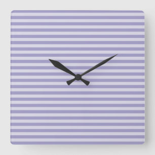 Reloj Cuadrado Rayas Moradas