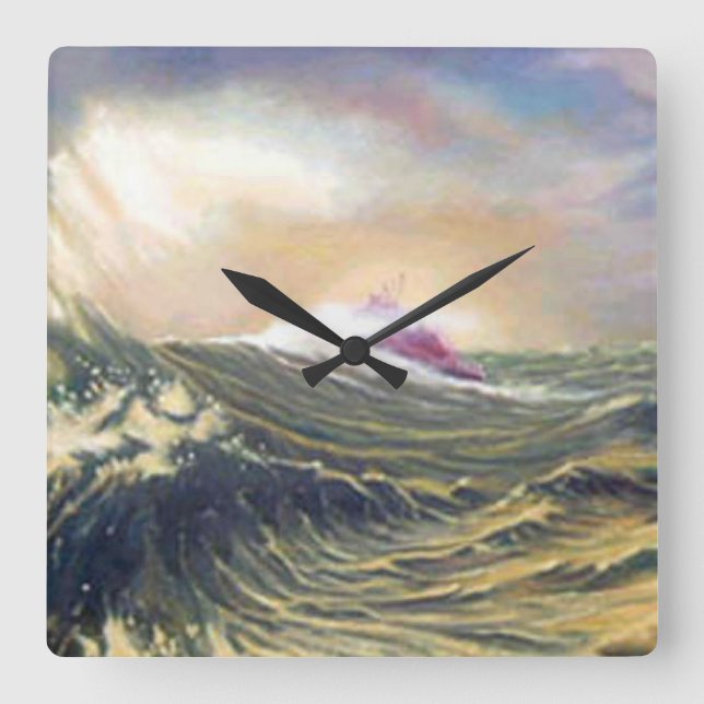 Reloj Cuadrado Rayo de luz (Anverso)