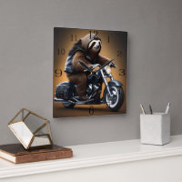 Rebel Sloth: Motocicleta con cuero