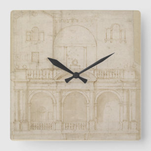 Reloj Cuadrado Recto: Architectural Design (Villa Madama)