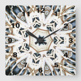 Reloj Cuadrado Red de nieve