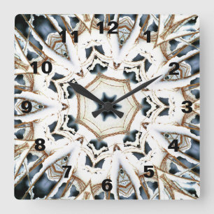 Reloj Cuadrado Red de nieve