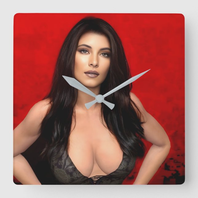 Reloj Cuadrado RedSide wall clock (Anverso)