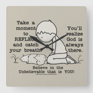 Reloj Cuadrado Reflejar