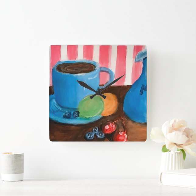 Reloj Cuadrado Refreshments (Hogar)