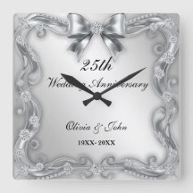 regalo de aniversario de bodas de diamantes y plat