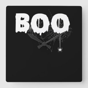 Reloj Cuadrado Regalo de araña   Halloween Funny Scary Little Spi