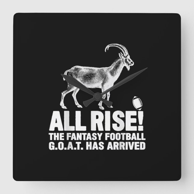 Reloj Cuadrado Regalo de gasa de fútbol de la Liga de Campeones (Anverso)