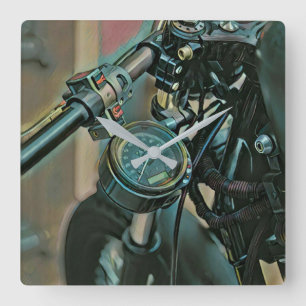 Reloj Cuadrado Regalo de motocicletas