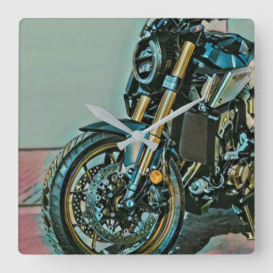 Reloj Cuadrado Regalos únicos para los motociclistas