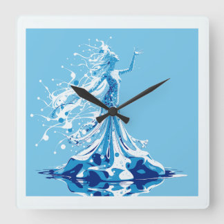 Reloj Cuadrado Reina de hielo