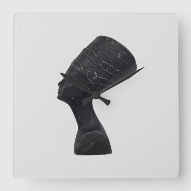 Reloj Cuadrado Reina egipcia Nefertiti (Anverso)