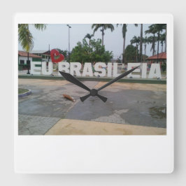Reloj Cuadrado Relogio brasileia
