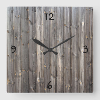 Reloj Cuadrado ¡Reloj Woodsy!