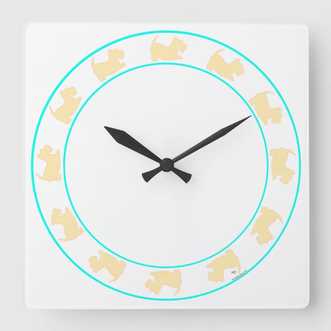 Reloj Cuadrado Relojito Scottie (Anverso)