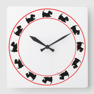 Reloj Cuadrado Relojito Scotties