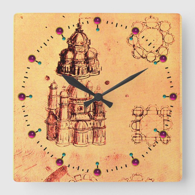 RELOJ CUADRADO RENAISSANCE ARCHITECTURAL PROJECT,ARCHITECT (Anverso)