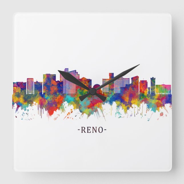 Reloj Cuadrado Reno Nevada (Anverso)