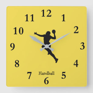 Reloj Cuadrado Reproductor de balonmano