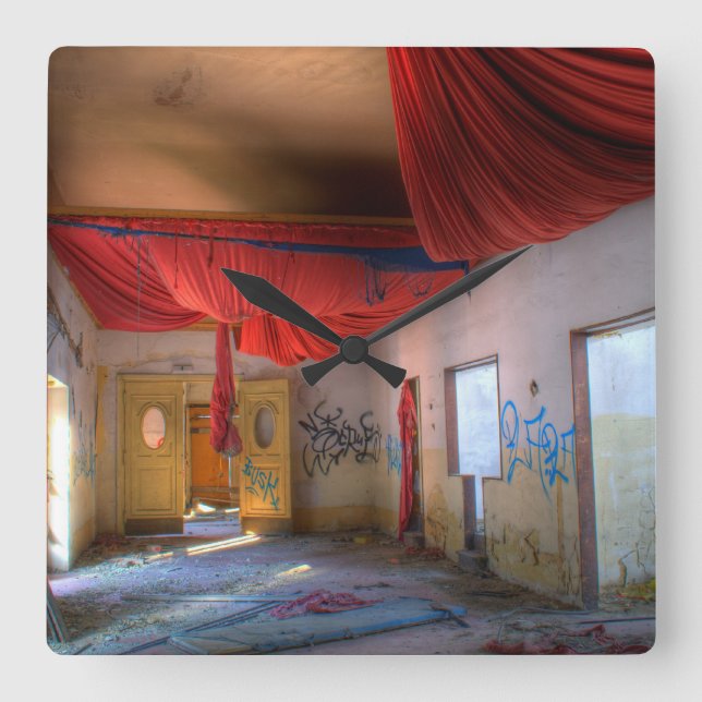 Reloj Cuadrado Restos De Sofiensäle (Anverso)