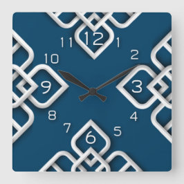 Reloj Cuadrado Resumen moderno