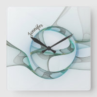 Resumen moderno Nombre de color azul turquesa frac