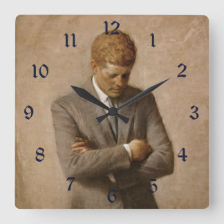 Reloj Cuadrado Retrato de la Casa Blanca Presidencial de los Esta