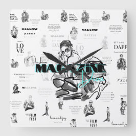 Reloj Cuadrado Revista de moda femenina