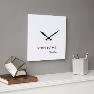 Reloj Cuadrado Rhubiluxe