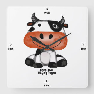 Reloj Cuadrado Rhyme