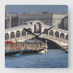 Reloj Cuadrado Rialto Bridge Venice Italia