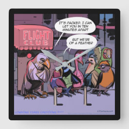 Reloj Cuadrado Rick London "Birds Of A Feather"