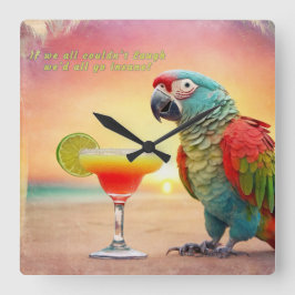 Reloj Cuadrado Ríe loca -