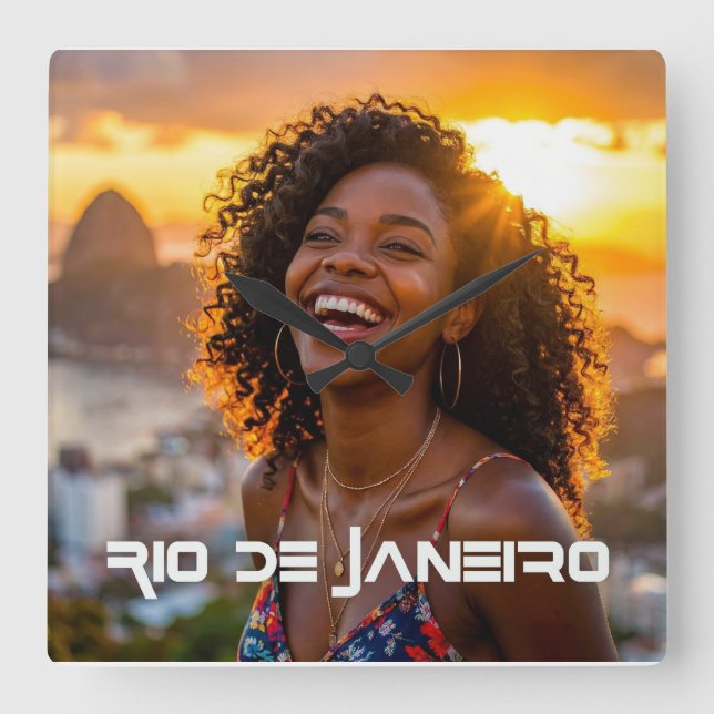 RELOJ CUADRADO RIO DE JANEIRO (Anverso)
