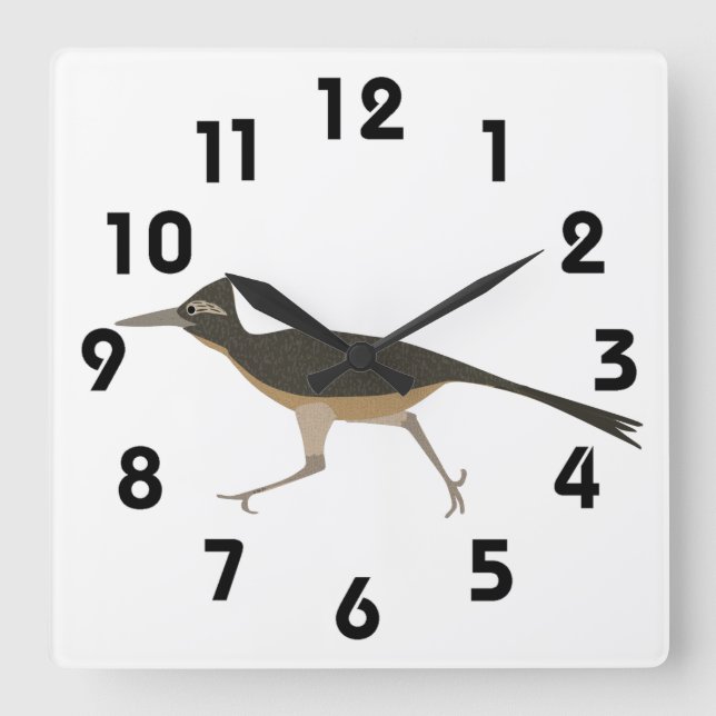Reloj Cuadrado Roadrunner Clock (Anverso)